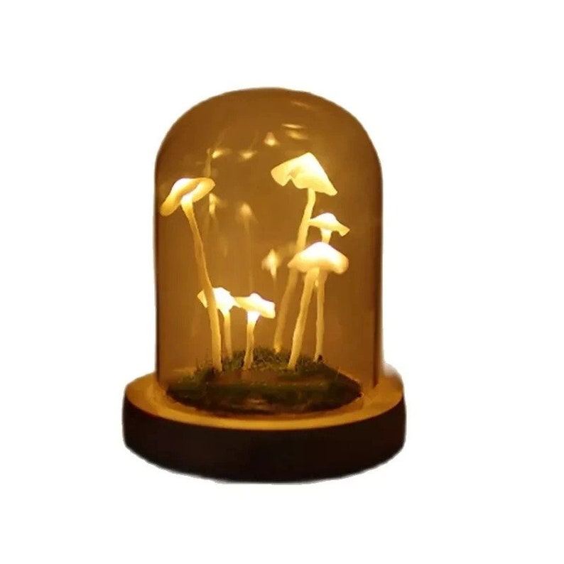 DIY Mushroom Light Enchanted Forest Lava Lamp Mushroom Etsy