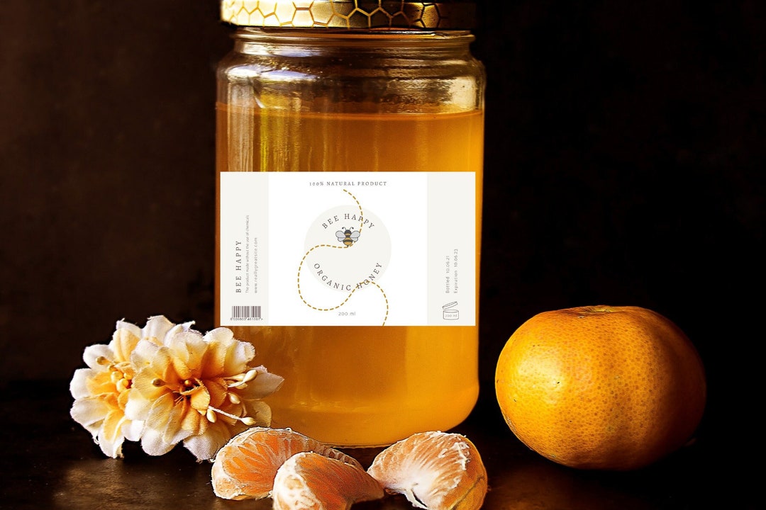 Personalized Label for Honey Jars /etiquetas Personalizadas Etsy