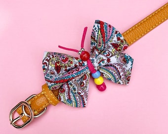 Butterfly dog collar bow tie - Filippa