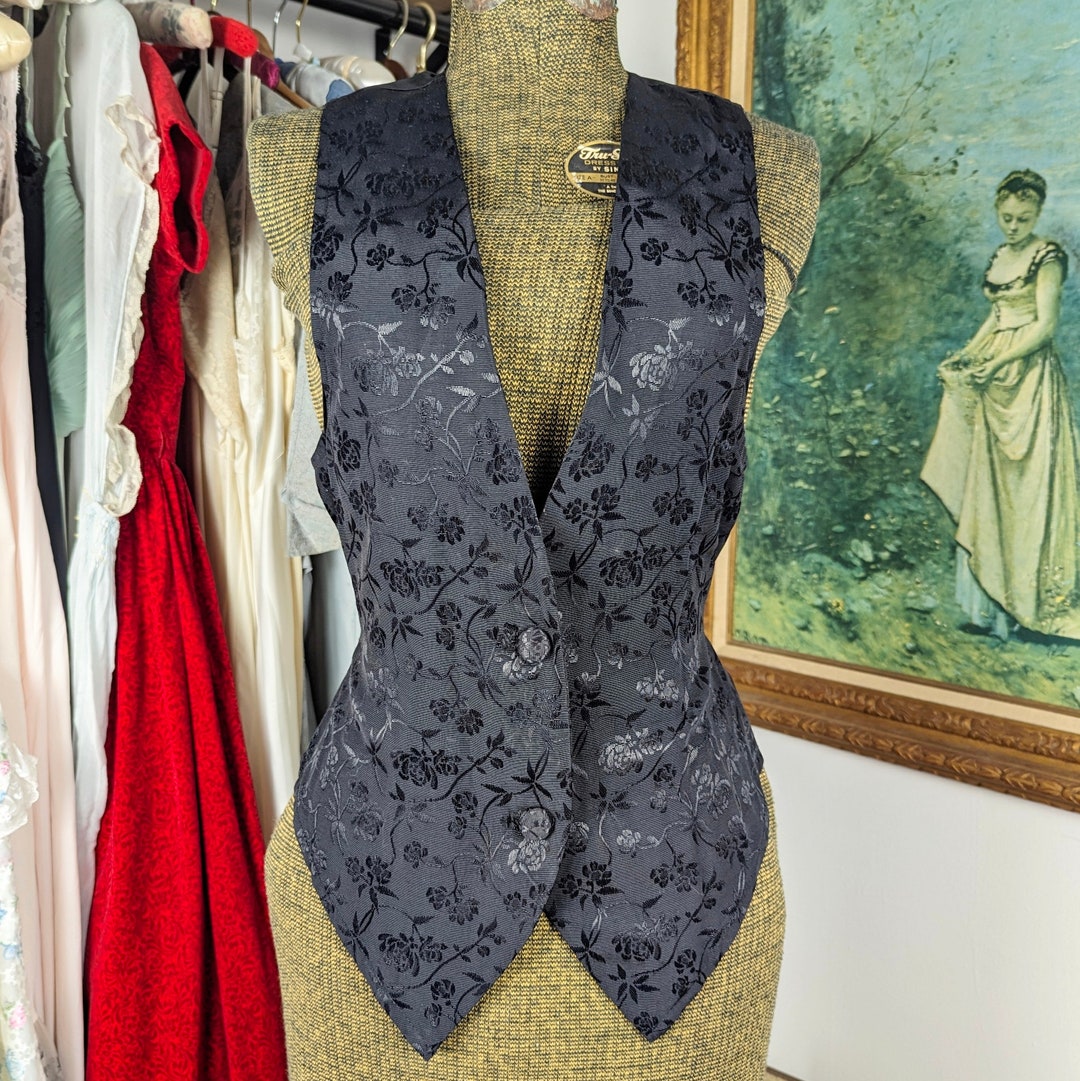 2000S FISHBONE BLACK VEST