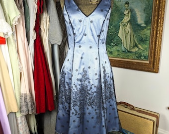 Vintage Adrianna Papell Beaded Dress from the 1990s, Size 6
