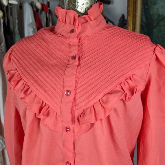 Vintage Edwardian Style Blouse from the 1980s by … - image 2