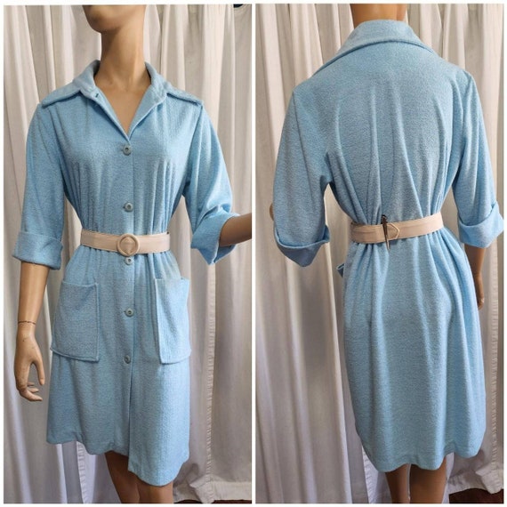 70s Terry Cloth Dress by SunGlo Gem