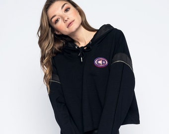 Purple Hoodie | Women's Hoody | Sweatshirt with Detachable Sleeves