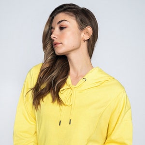 CD Yellow Light Weight Hoodie Women's Sweater Longsleeve image 1