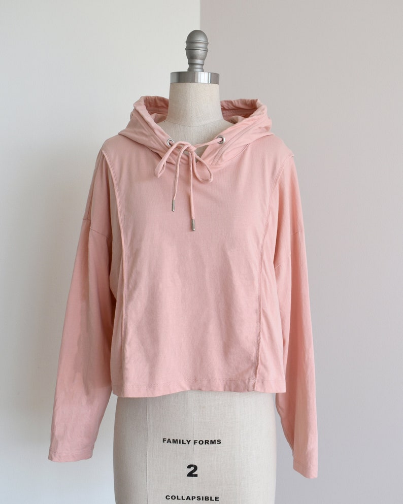 CD Rose / Pastel Pink Light Weight Hoodie Women's Sweater Longsleeve image 4