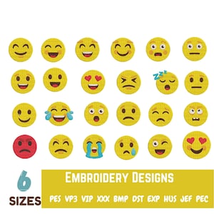 Emoji embroidery design Embroidery Files Emoji Smileys Emoji Faces Embroidery Machine Emoticon Embroidery Face Embroidery Whatsapp Emoji.