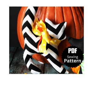 Cat sewing pattern PDF stuffed animal toy Kitty Cat Animal Sewing Pattern Stuffed Kitty PDF sewing pattern.