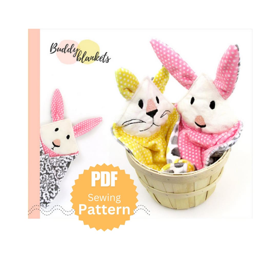 Bunny Sewing Pattern Bunny Stuffed Animal Rabbit Doll Bunny Rabbit ...