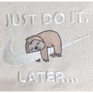 Fichier de broderie paresseux, motif de broderie Snoopy, fichier de broderie machine, motif de broderie machine mini paresseux, motif de dessin animé. image 3