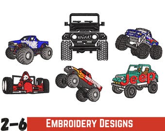 Toy Car Embroidery Design Machine Embroidery Design Toy Car Embroidery Design File Cars Embroidery Design Digital