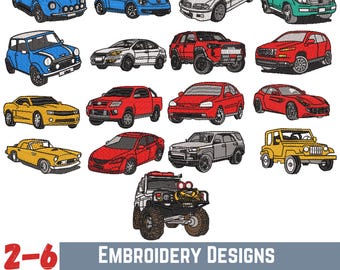 Toy Car Embroidery Design Machine Embroidery Design Toy Car Embroidery Design File Cars Embroidery Design Digital