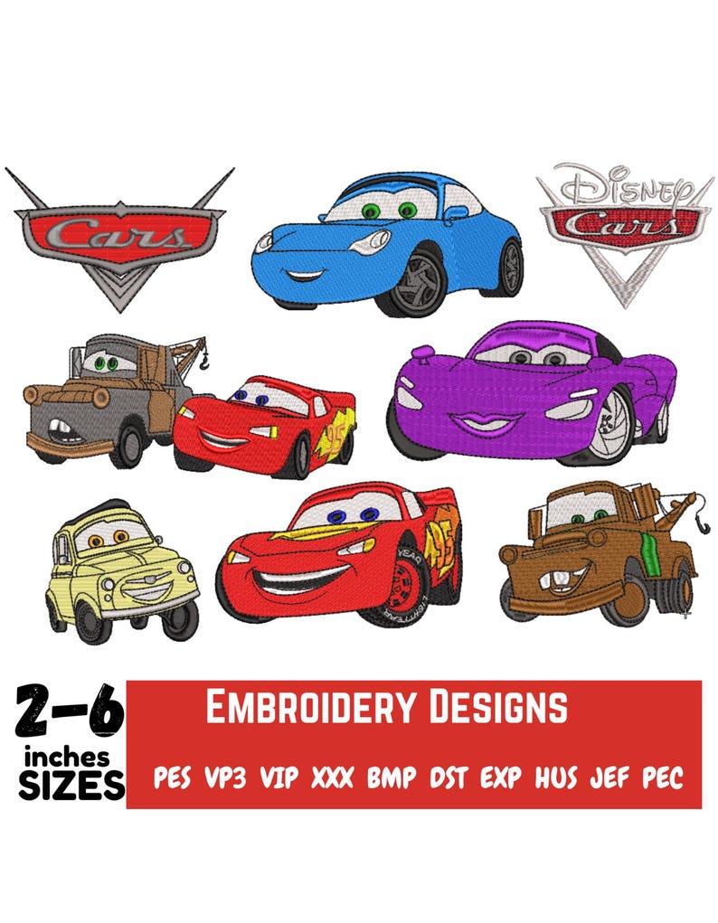 Toy Car Embroidery Design Machine Embroidery Design Toy Car Embroidery Design File Cars Embroidery Design Digital image 4