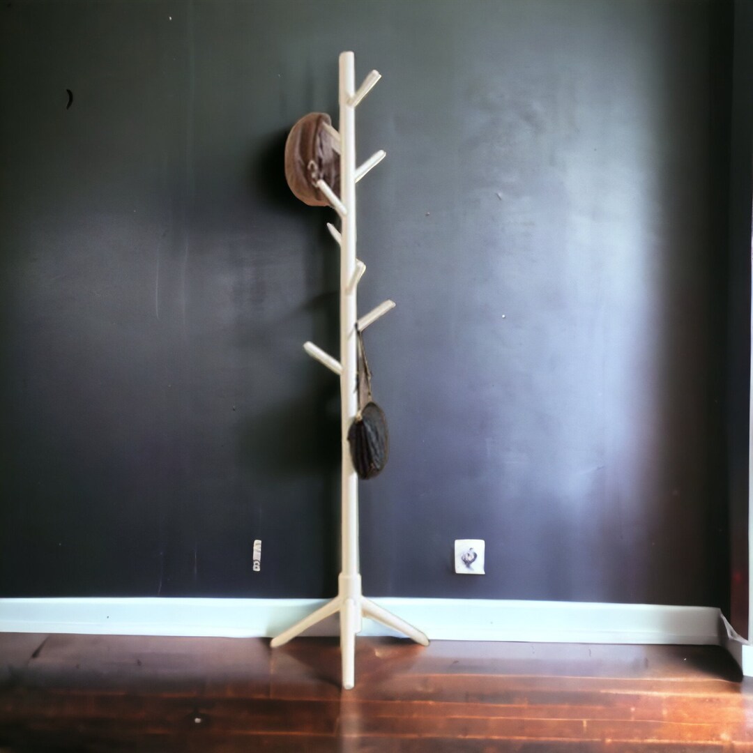 Coat Stand Wood Coat Rack Stand Tree Coat Rack With 3 Height Etsy UK