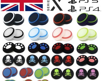 Thumb Grips Rubber Analog Stick Pro Cap Covers For PlayStation 4 & 5 PS4 PS5 Xbox Series X One Controllers