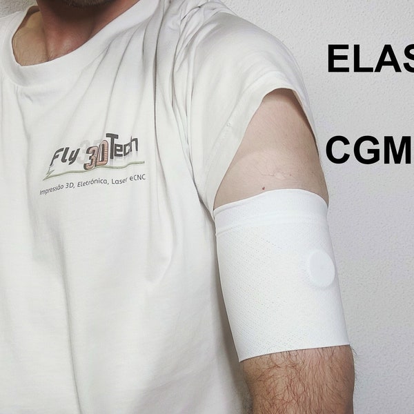 Diabetes Armloop Elastic Band Sleeve Fixation für CGM-Sensoren Freestyle libre, Dexcom, Guardian, Miaomiao