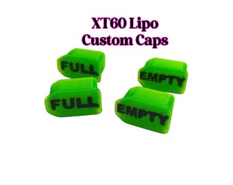 4pcs Flexible and Custom Xt60 - Xt90 LiPo Battery Lead Caps