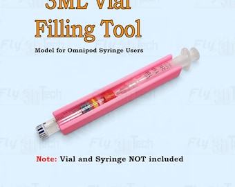 Insulin 3ML Vial Filling Tool for Omnipod Users