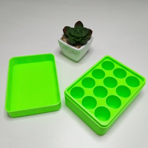 12 Fläschchen Inspiration Box Lagerung Diabetischer Organizator Kühlschrank