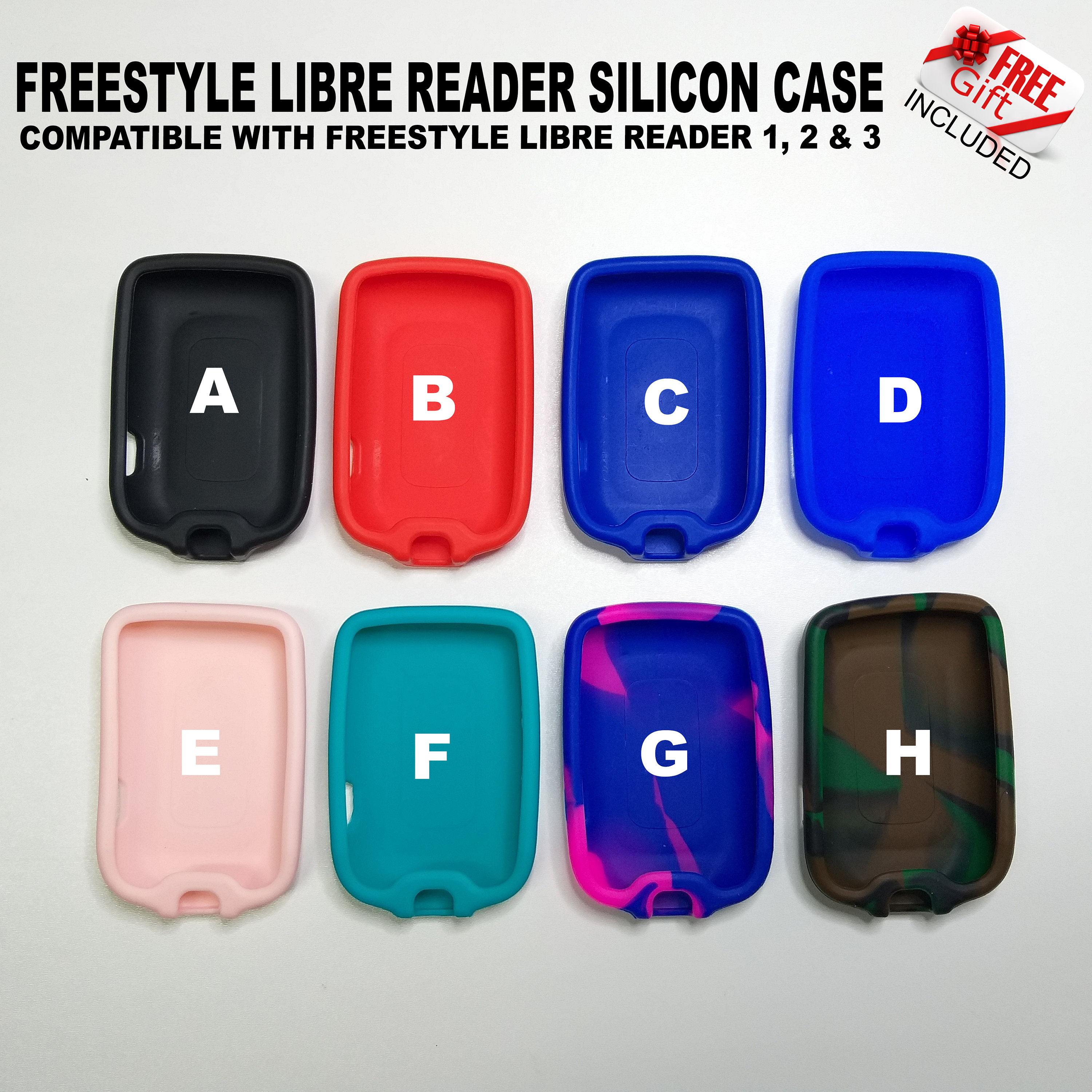 PU Leather Protective Case for Freestyle Libre 2 / Libre Reader Light