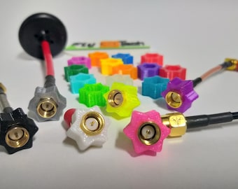 Antena FPV con rueda de perilla SMA de TPU flexible