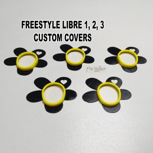Freestyle Libre Diabetes Benutzerdefinierte wiederverwendbare Abdeckungen für Libre 1, 2, 3 und 3 plus