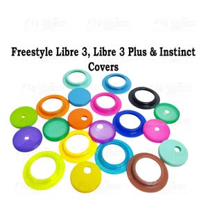 Reusable Freestyle Libre 3, 3 Plus & Instinct Covers: Flexible Diabetes Sensor Protection