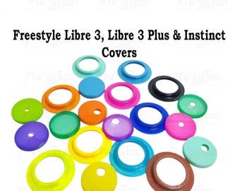 Reusable Freestyle Libre 3, 3 Plus & Instinct Covers: Flexible Diabetes Sensor Protection