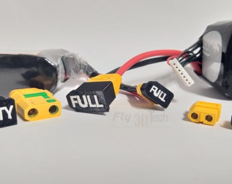 4pcs Flexible and Custom XT60 LiPo Battery Lead Caps