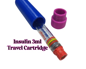 Insulin Mini 3ml Bottles Travel Diabetes Organizer
