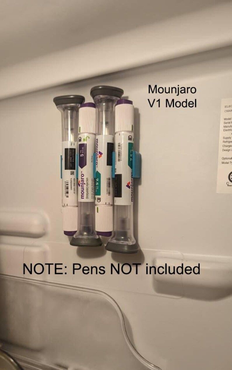 Insulin Pen Fridge Holder Mounjaro Humalog Tresiba Toujeo Lantus Yuflyma Ozempic image 8