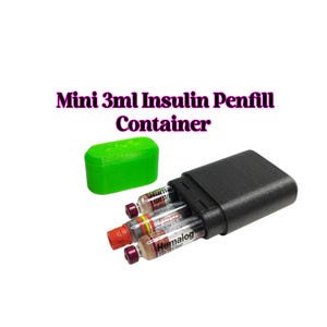 3ml ミニインスリンペンフィル Fiasp Novo Rapid、旅行用糖尿病バイアルオーガナイザー用 Levemir コンテナ
