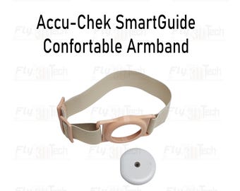 Accu-Chek SmartGuide Armband | Adjustable CGM Sensor Holder | Soft Flexible Plastic | Skin-Friendly