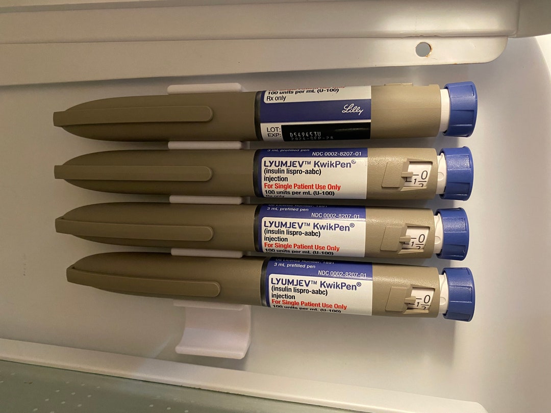 Refrigerator Insulin Holder for Mounjaro, Humalog, Tresiba, Toujeo