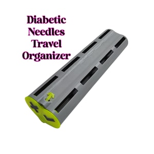 Diabetic Needles Useful Container Organizer for Travel