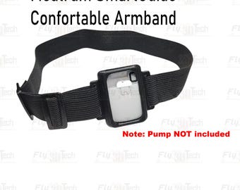 Medtrum Pump 200 Units Armband | Adjustable CGM Sensor Holder | Soft Flexible Plastic | Skin-Friendly