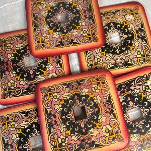 Mosaic Stackable Vintage Table Coaster| Large Drink Holders
