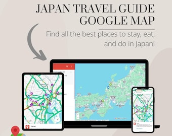 Mapa y guía de viajes de Japón en Google Maps: mapa interactivo personalizado para itinerarios en Japón, el mejor planificador de viajes para turistas y agentes de viajes.