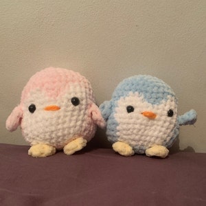 Handmade, crochet penguin