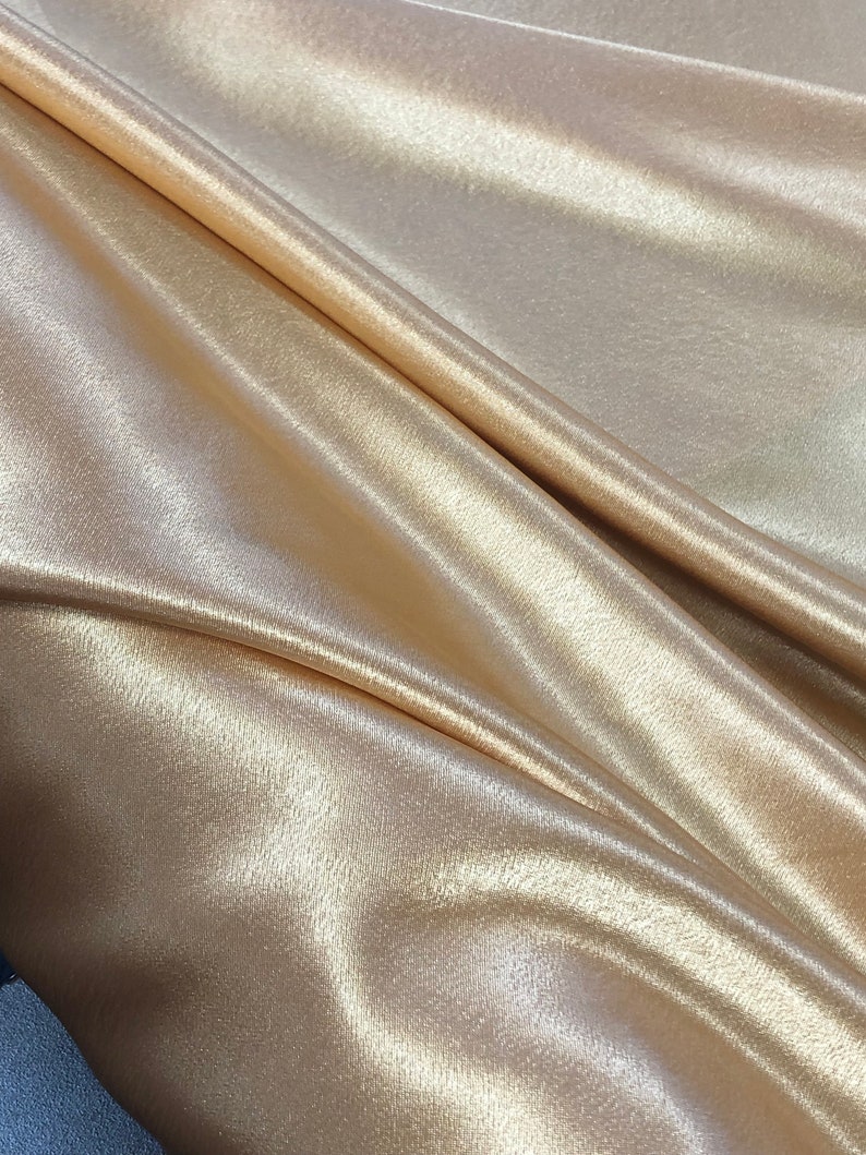 Golden Red Crepe Tissue Gold Fabric for Classic Bridal | MF135-5037 main image 1