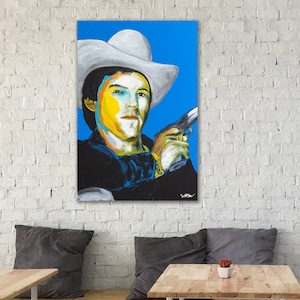 Chalino Sánchez, Canvas Wall Art Print, Home Decor, Mexican Restaurant Decor