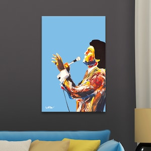 Jose Jose, Canvas Wall Art Print, Home Decor, Mexican Art, Mexican Restaurant Decor, Mexican musician, Mexican singer