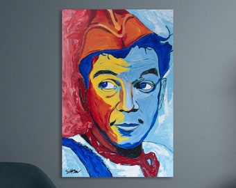 Cantinflas Canvas Wall Art Print, Home decor, Mexican Restaurant Decor