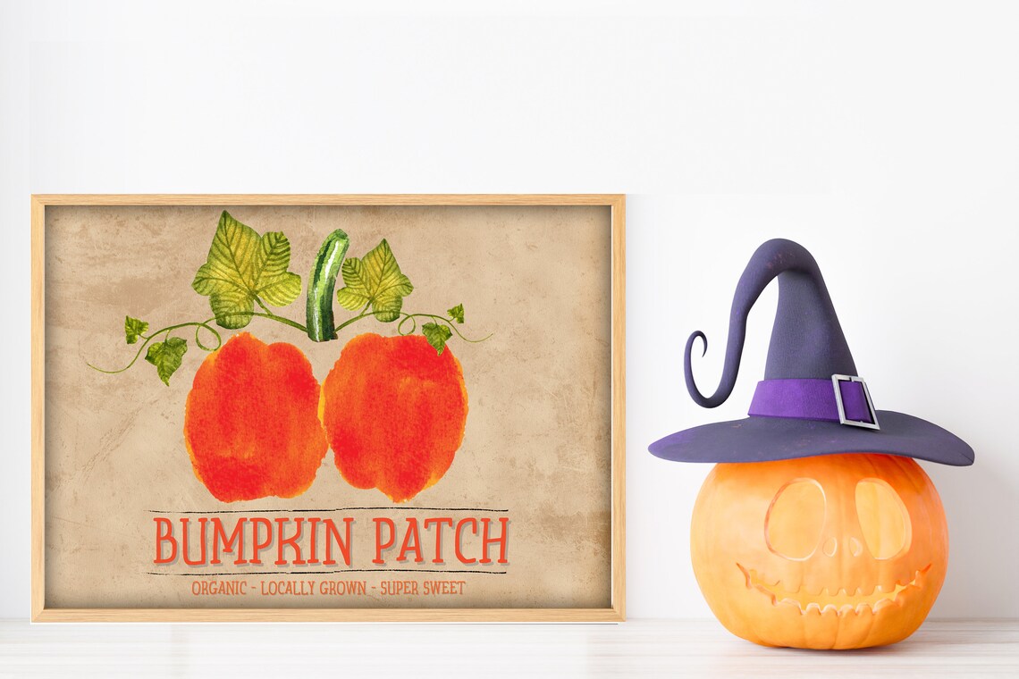 Pumpkin Bumpkin Thansgiving Handprint Art Baby Toddler Bottom Etsy