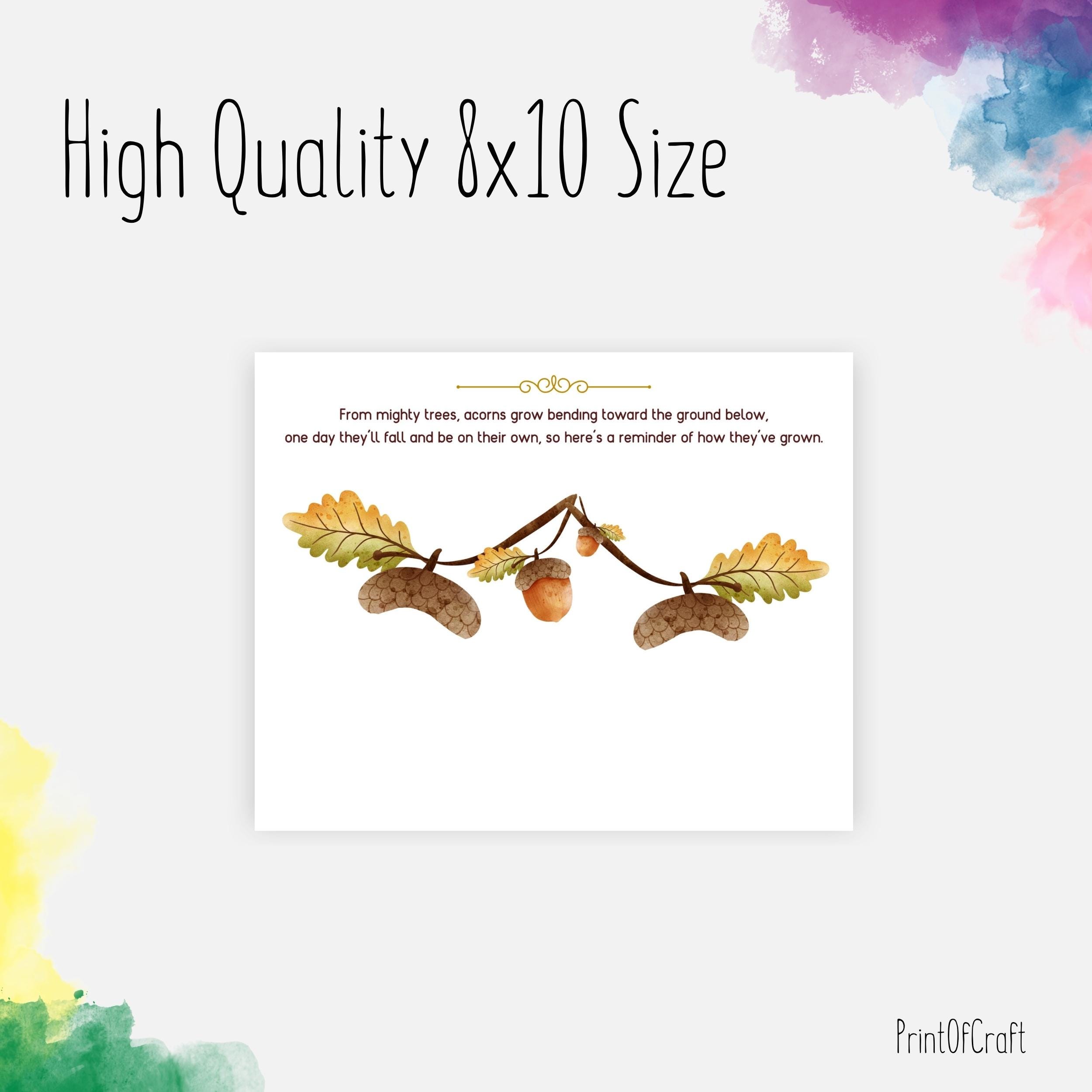 Fall Nuts Handprint Craft, Fall Handprint Kids Printable, Poem ...