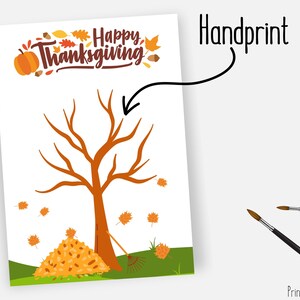 Thanksgiving Handprint Craft, Baby Fall Art, Preschool Thanksgiving ...