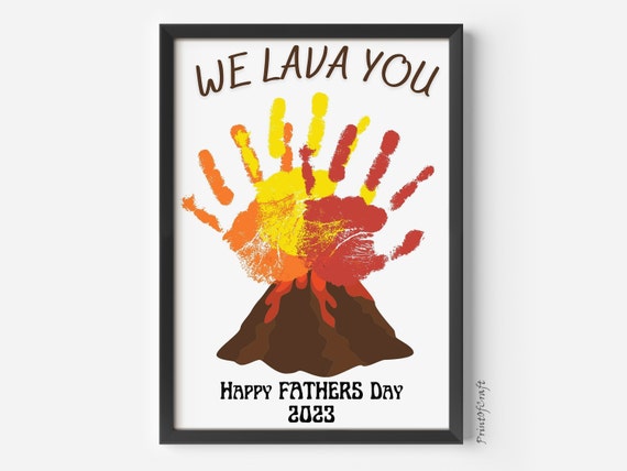 Father's day handprint gifts sales