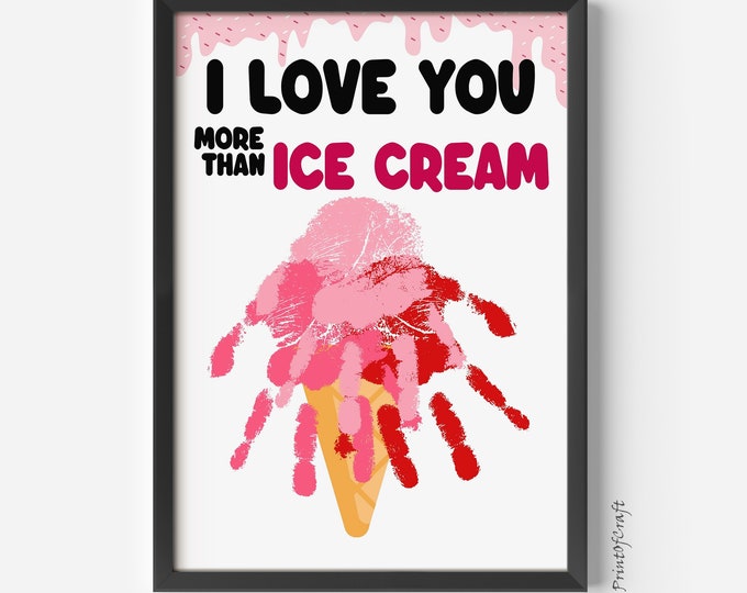 Valentine's Day Handprint Footprint Art Craft Set of 9, Love Valentines ...