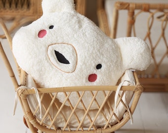 Decorative pillow Teddy ecru