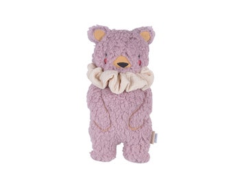 Cuddle toy Bear with a scrunchie  PINK